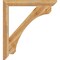 Ekena Millwork Legacy Slat Rough Sawn Bracket, Western Red Cedar, 4"W x 38"D x 42"H BKT04X38X42LEC06RWR - alternate 3